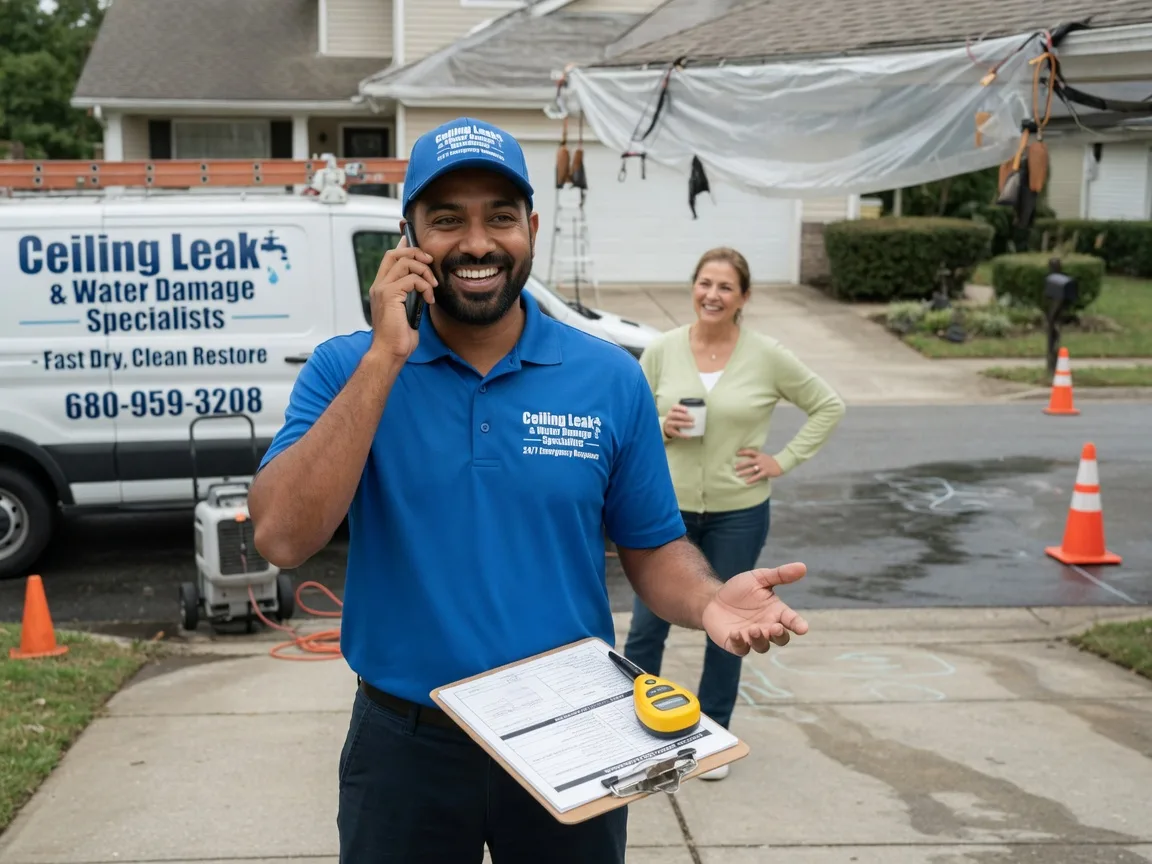 Ceiling Leak Cleanup Blythewood, SC FAQs